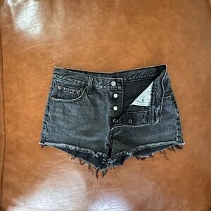 Levi’s Black Denim Women's Shorts